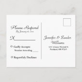 Rustische Houten Landelijke Kerstboom Rood Goud Uitnodiging Briefkaart (Achterkant)