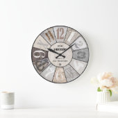 RUSTISCHE INDUSTRIËLE  STIJL GROTE KLOK (Huis)