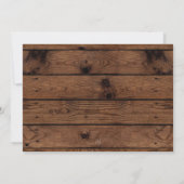 Rustische Kaart voor baby's in het koninkrijk rond (Achterkant)