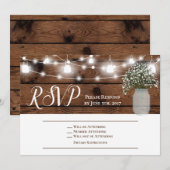 Rustische Kaart voor baby's in het koninkrijk rond (Voorkant / Achterkant)