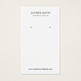 RUSTISCHE KERAMISCHE TERRACOTTA TEXTURE EARRING DI VISITEKAARTJE