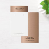 RUSTISCHE KERAMISCHE TERRACOTTA TEXTURE EARRING DI VISITEKAARTJE (Bureau)