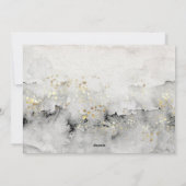 Rustische Kerstboom Watercolor Foto Kerstkaart (Achterkant)