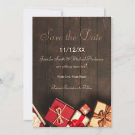 Rustische Kerstvakantie Save the Date