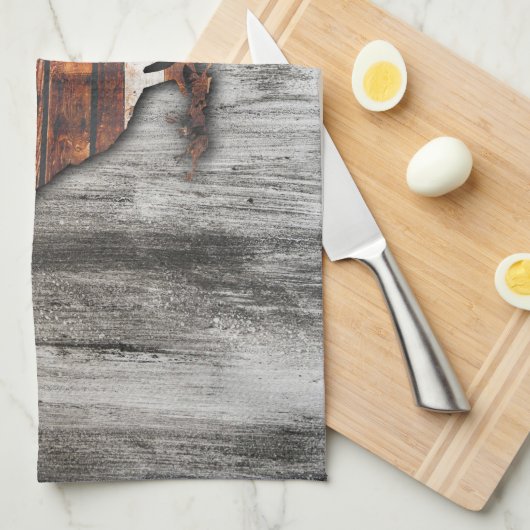 Rustische kip (bruin) theedoek (Quarter Fold)