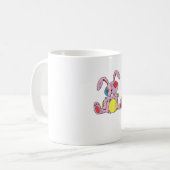 Rustische konijn koffiemok (Voorkant links)
