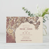 Rustische konijnenbomen met harsboompels kaart (Staand voorkant)