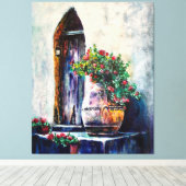 Rustische kunst canvas afdruk (Insitu (Houten vloer))