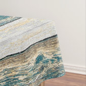 Rustische leemons (blauw) tafelkleed (Voorbeeld)