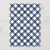 Rustische marinebuffel Thanksgiving Menu (Achterkant)