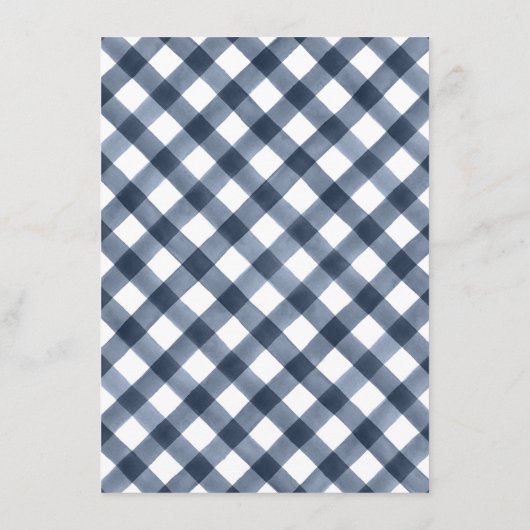 Rustische marinebuffel Thanksgiving Menu (Achterkant)