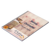 Rustische melk kan een landelijke bruiloft plannen notitieboek (Linkerzijde)