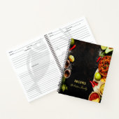 Rustische Mexicaanse recepten voor voedselrecipes Notitieboek (Binnen)