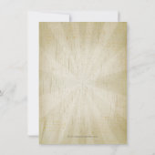 Rustische Mustache Bash Graduation Party Kaart (Achterkant)