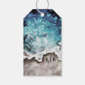 Rustische Oceaan | Beach Destination Wedding Gift  Cadeaulabel (Achterkant)