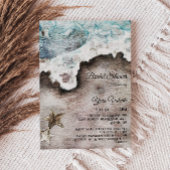 Rustische Oceaan | Vrijgezellenfeest van de batchb Kaart