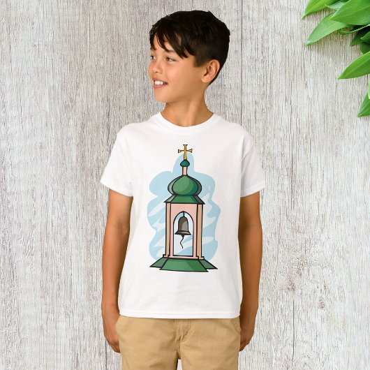 Rustische Orthodoxe Kerk Klokkentoren T-shirt