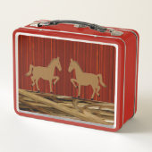 Rustische paarden (Achterkant)