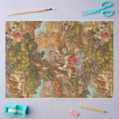 Rustische pasteurlandscène Tissuepapier (Craft)