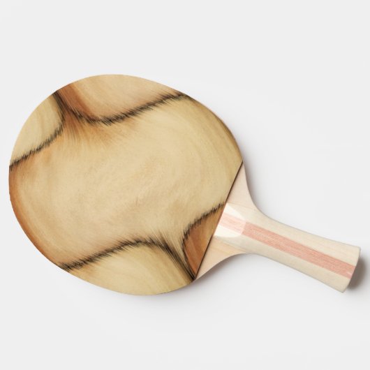 Rustische patch tafeltennisbatje (Zijkant)