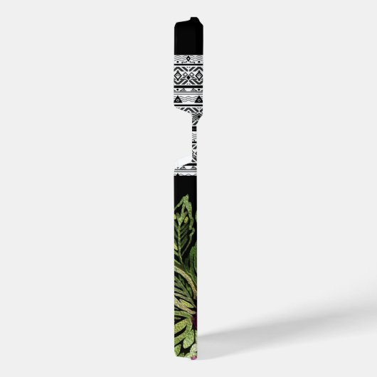 Rustische patchwork iPhone hoesje (Rechterkant)