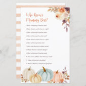 Rustische pompoen die mammie het beste spel kennen (Voorkant / Achterkant)