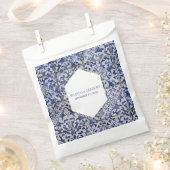 Rustische Portugese Tiles Wedding Bedankzakje (Geknipt)