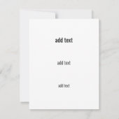 Rustische postbus kaart (Achterkant)