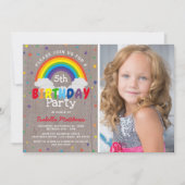 Rustische regenboogdag | Foto kleurrijk Kaart (Voorkant)