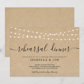 Rustische repetitie aankondiging (Voorkant / Achterkant)