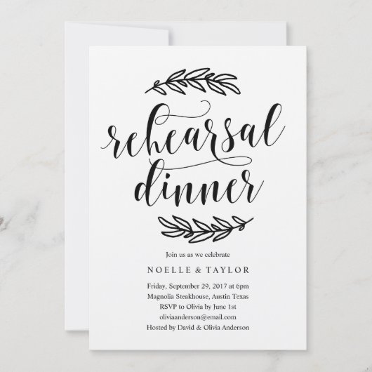 Rustische repetitie kaart (Voorkant)