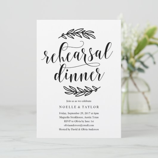 Rustische repetitie kaart (Staand voorkant)