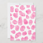 Rustische rodeo cowgirl westerne koe 2e verjaardag kaart (Achterkant)