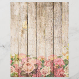  Rustische Romantische Rozen Hout