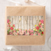  Rustische Romantische Rozen Hout Etiket (Insitu)