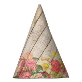  Rustische Romantische Rozen Hout Feesthoedjes (Rechts)