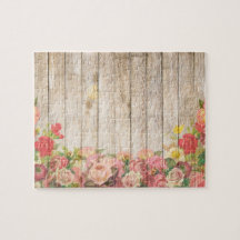 Rustische Romantische Rozen Hout