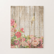 Rustische Romantische Rozen Hout