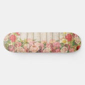  Rustische Romantische Rozen Hout Skateboard (Horizontaal)