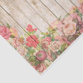  Rustische Romantische Rozen Hout Tissuepapier (Detail)