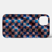 Rustische schaak in de vorm van gekruiste krassen Case-Mate iPhone case (Achterkant (horizontaal))
