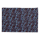 Rustische schaak in de vorm van gekruiste krassen kussensloop (Achterkant-Links)