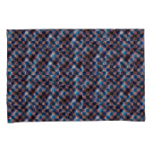 Rustische schaak in de vorm van gekruiste krassen kussensloop (Voorkant-Rechts)