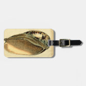 Rustische Seashell Bagagelabel (Voorkant horizontaal)