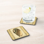 Rustische  Seashell Drankjes Onderzetter (Rechterzijde)