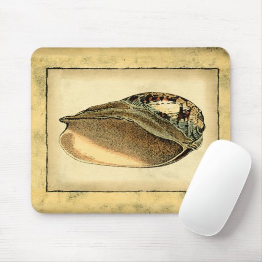 Rustische  Seashell Muismat (Met muis)