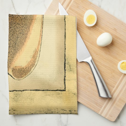 Rustische  Seashell Theedoek (Quarter Fold)