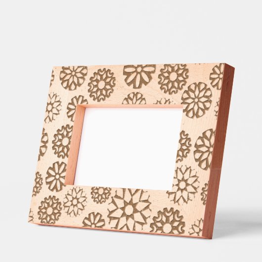 Rustische Snowflakes Gegraveerde Lijstjes (Links)