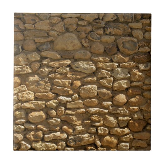 Rustische stenen muur tegeltje (Voorkant)