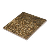 Rustische stenen muur tegeltje (Zijkant)